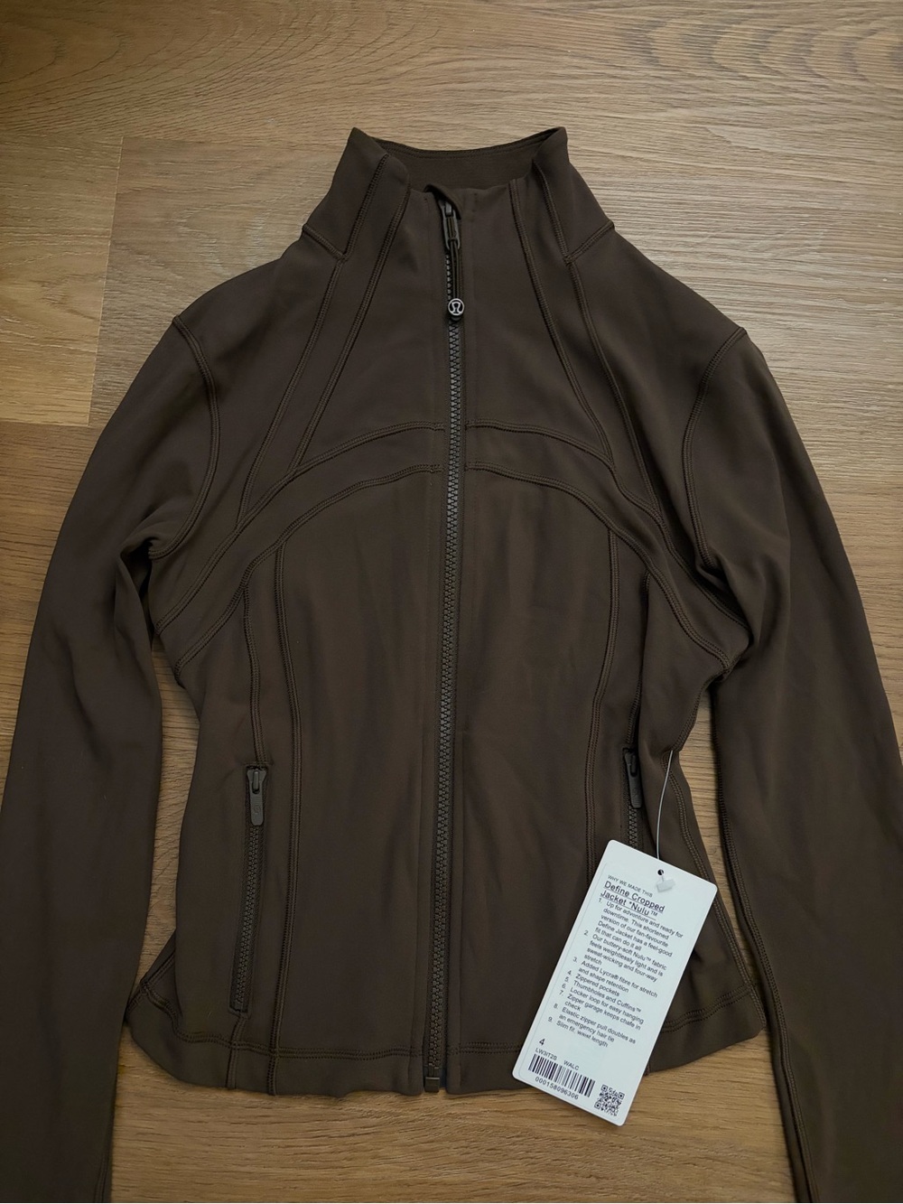 Lululemon Define Cropped Jacket NWT brown 4